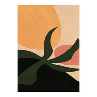 Abstract Boho Modern Plant (Print Only)