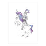 Unicorn Knight (Print Only) thumbnail
