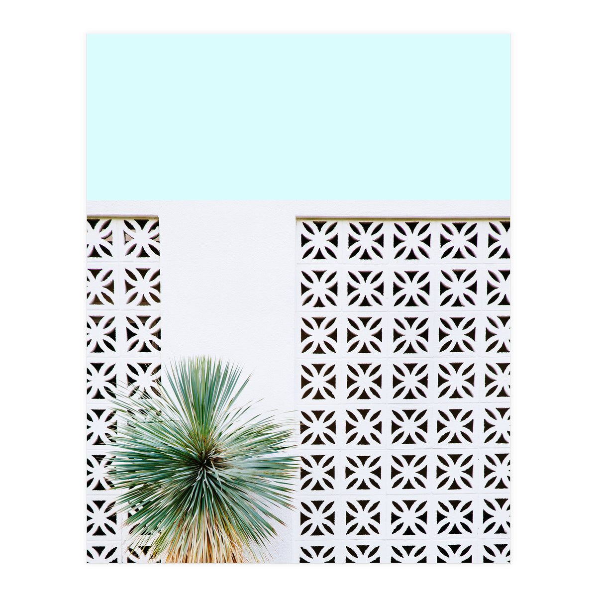 Mid Century Modern Breeze Block 2 (Print Only)