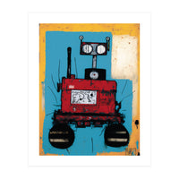 Robot Expressionist Painting (Print Only)