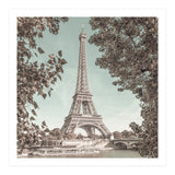 PARIS Eiffel Tower & River Seine | urban vintage style (Print Only) thumbnail