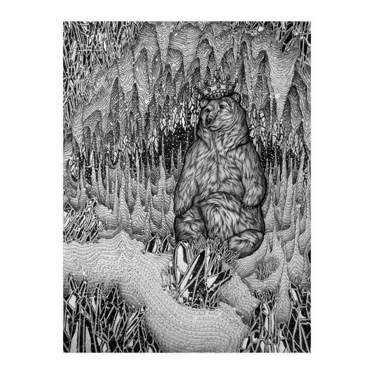 Cave Of The Bear King (Print Only)