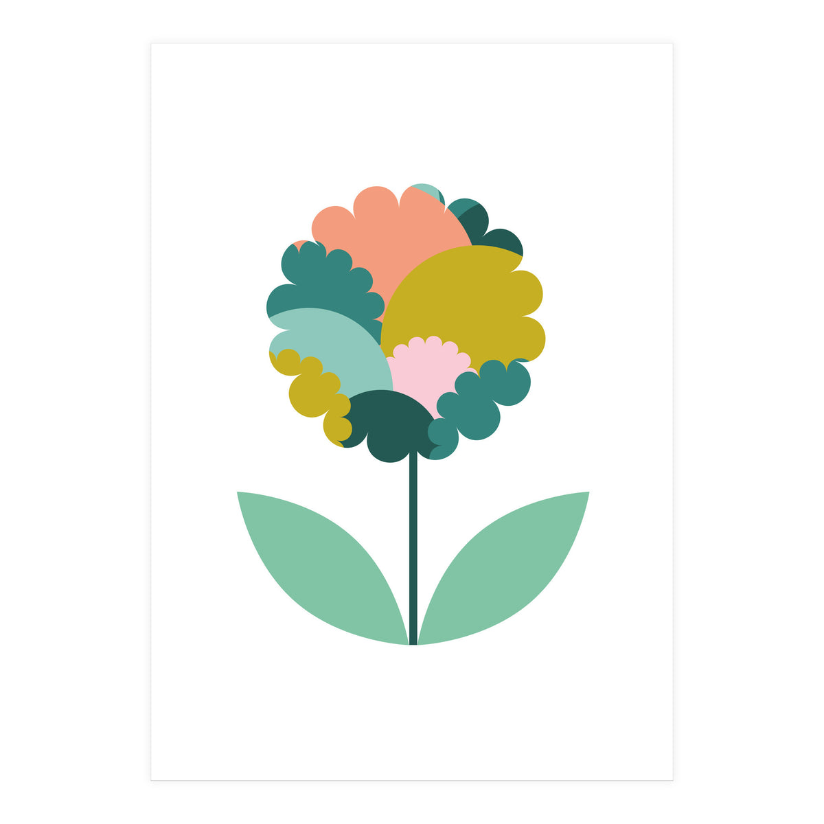 Big flower (Print Only)