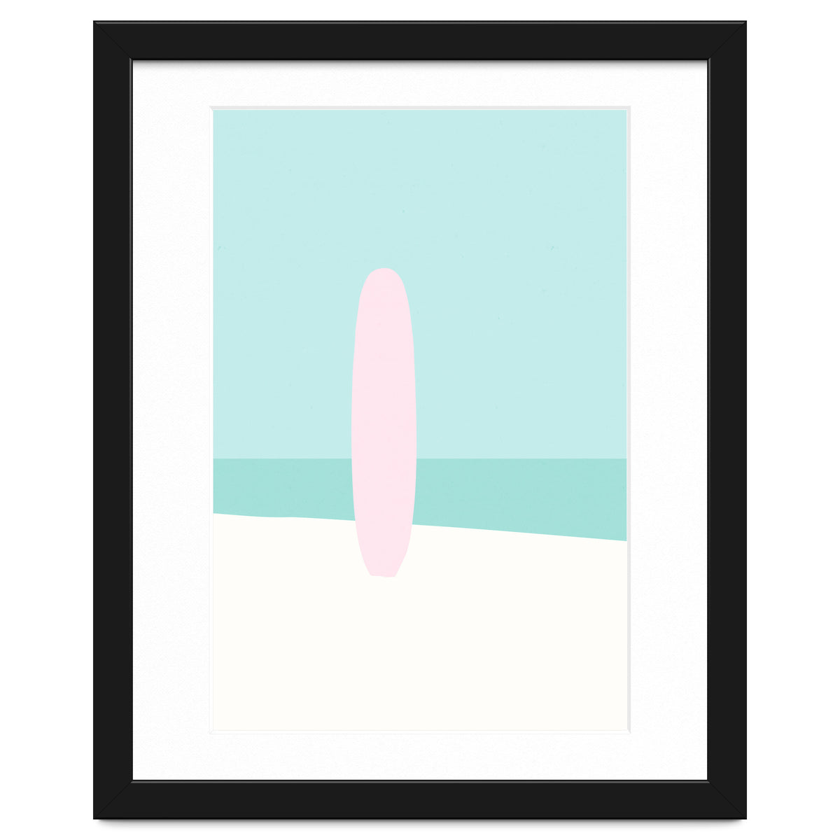 Minimal Surfboard - Turquoise Coast