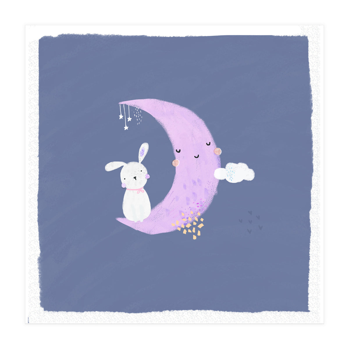 Baby Bunny And Moon B (Print Only)