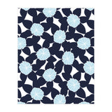 Pastel Blue Abstract Flower Pattern (Print Only) thumbnail