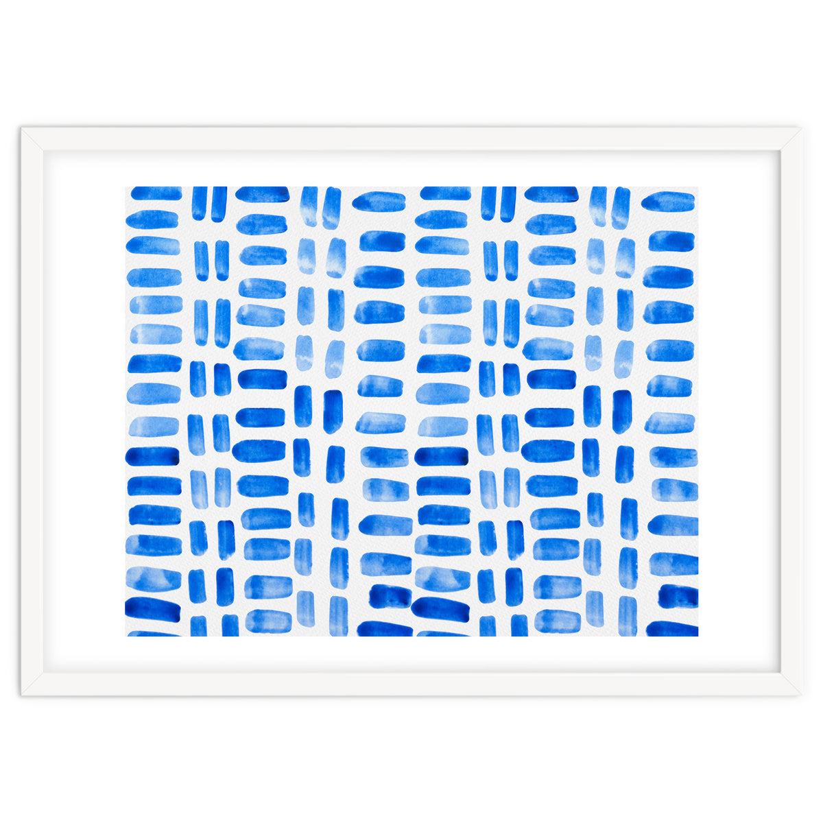 Blue abstract rectangles