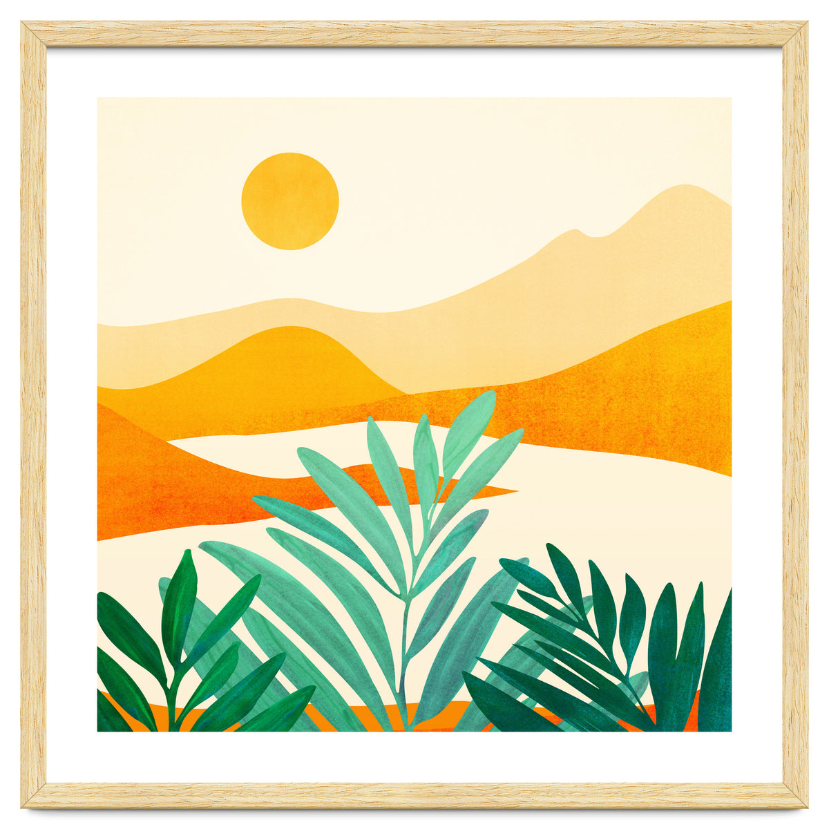 Golden Alpine Sunset