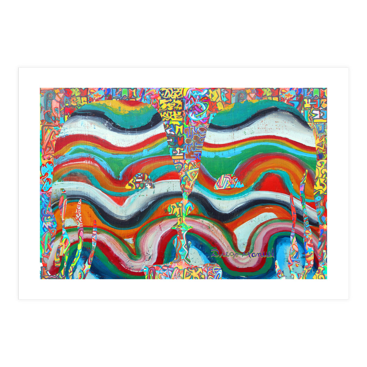 Abstracto Pop Nuevo B8 (Print Only)