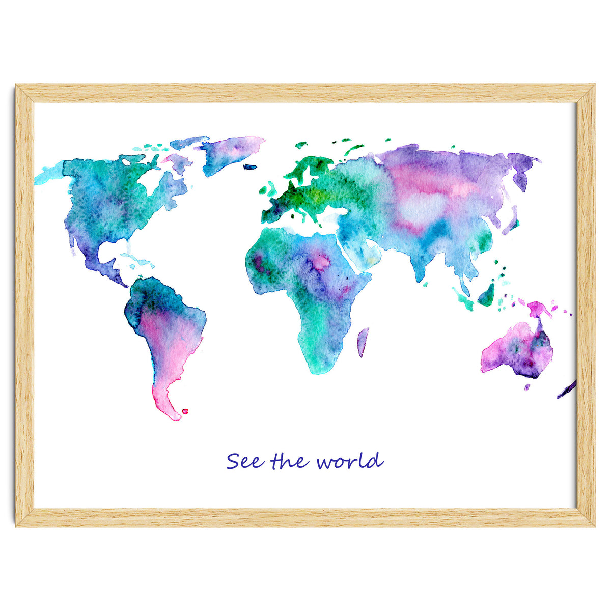 See the world || watercolor