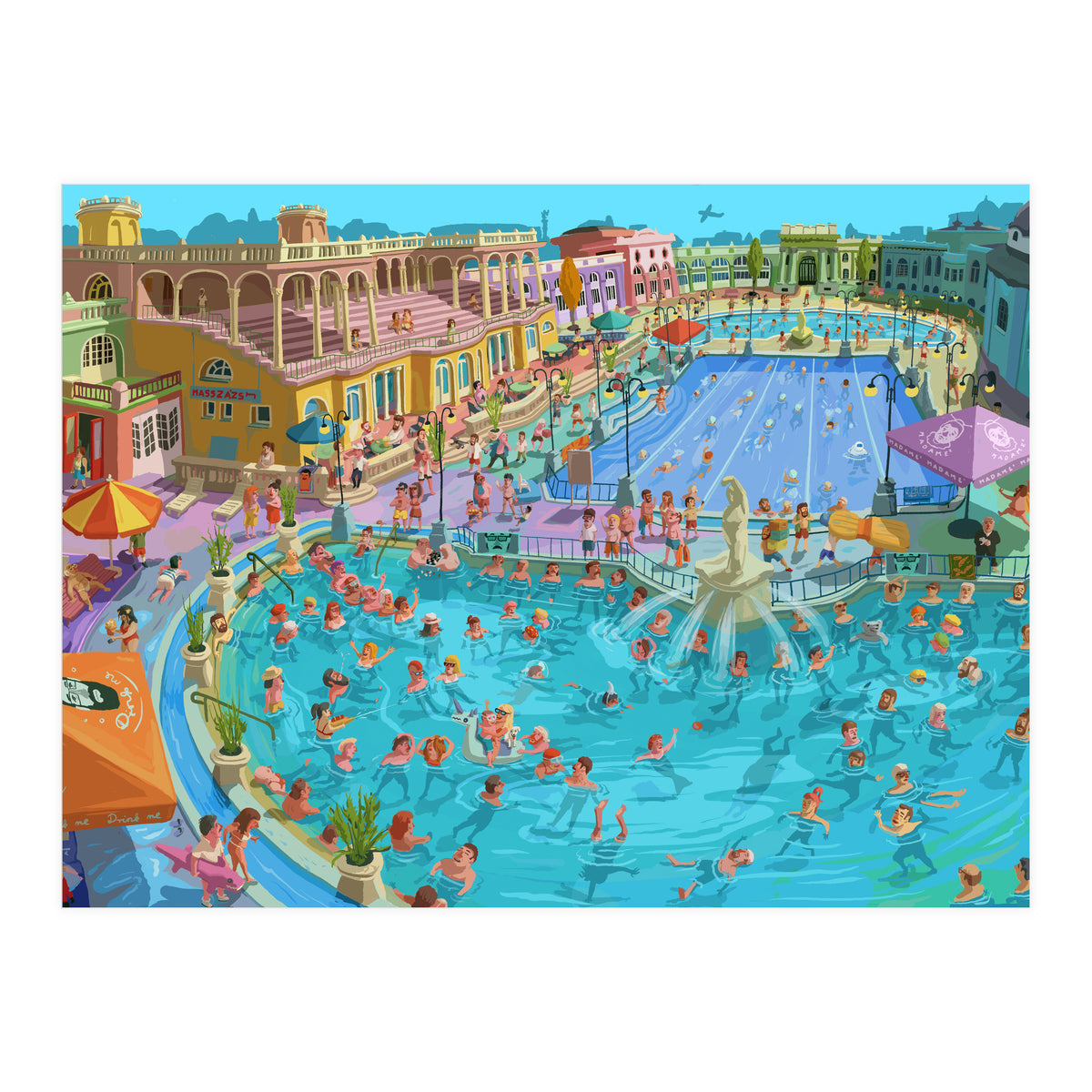 Szechenyi Thermal Spa, Budapest NC2 (Print Only)