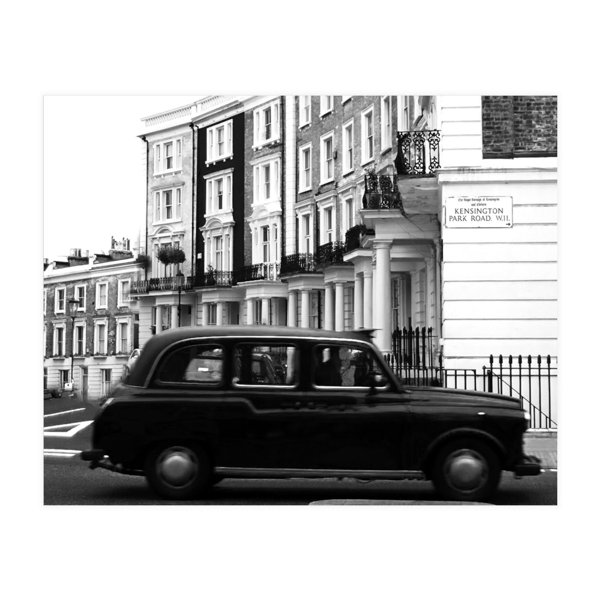 The Kensington Black Cab (Print Only)
