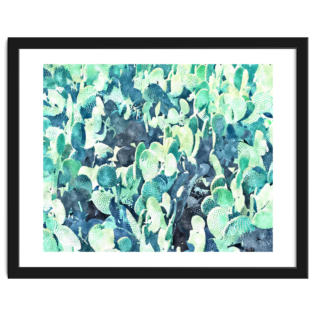 Watercolor Cactus III