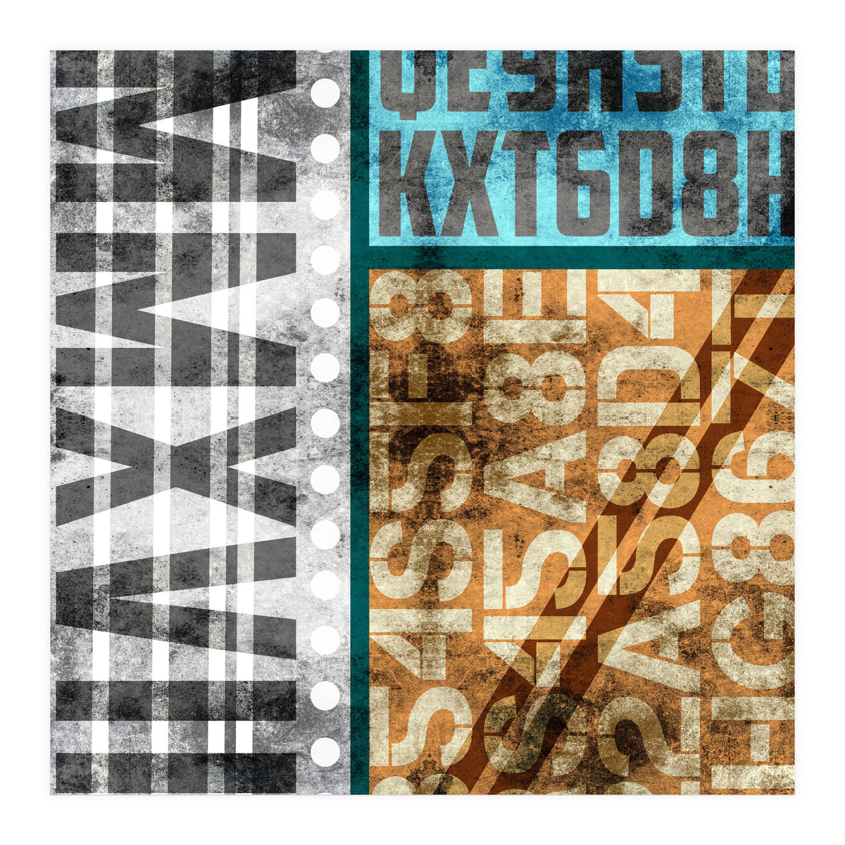 Typographic Industrial Abstract - MMXVII (Print Only)