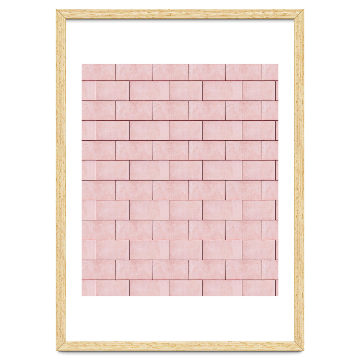 Blush Brick Imperfection