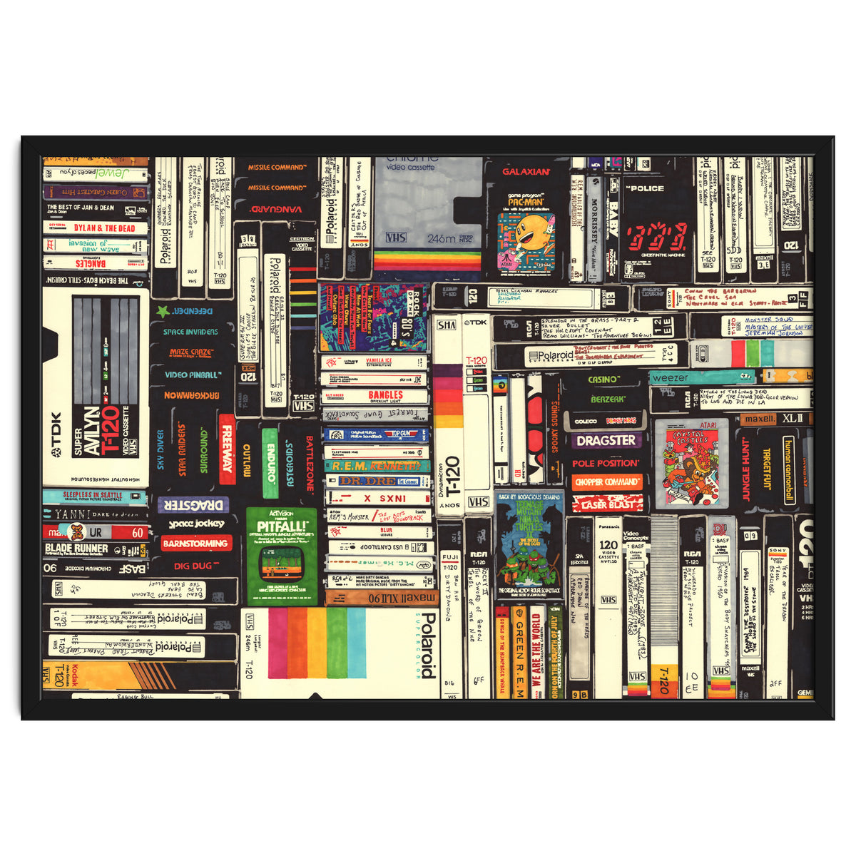 Cassettes, VHS & Atari
