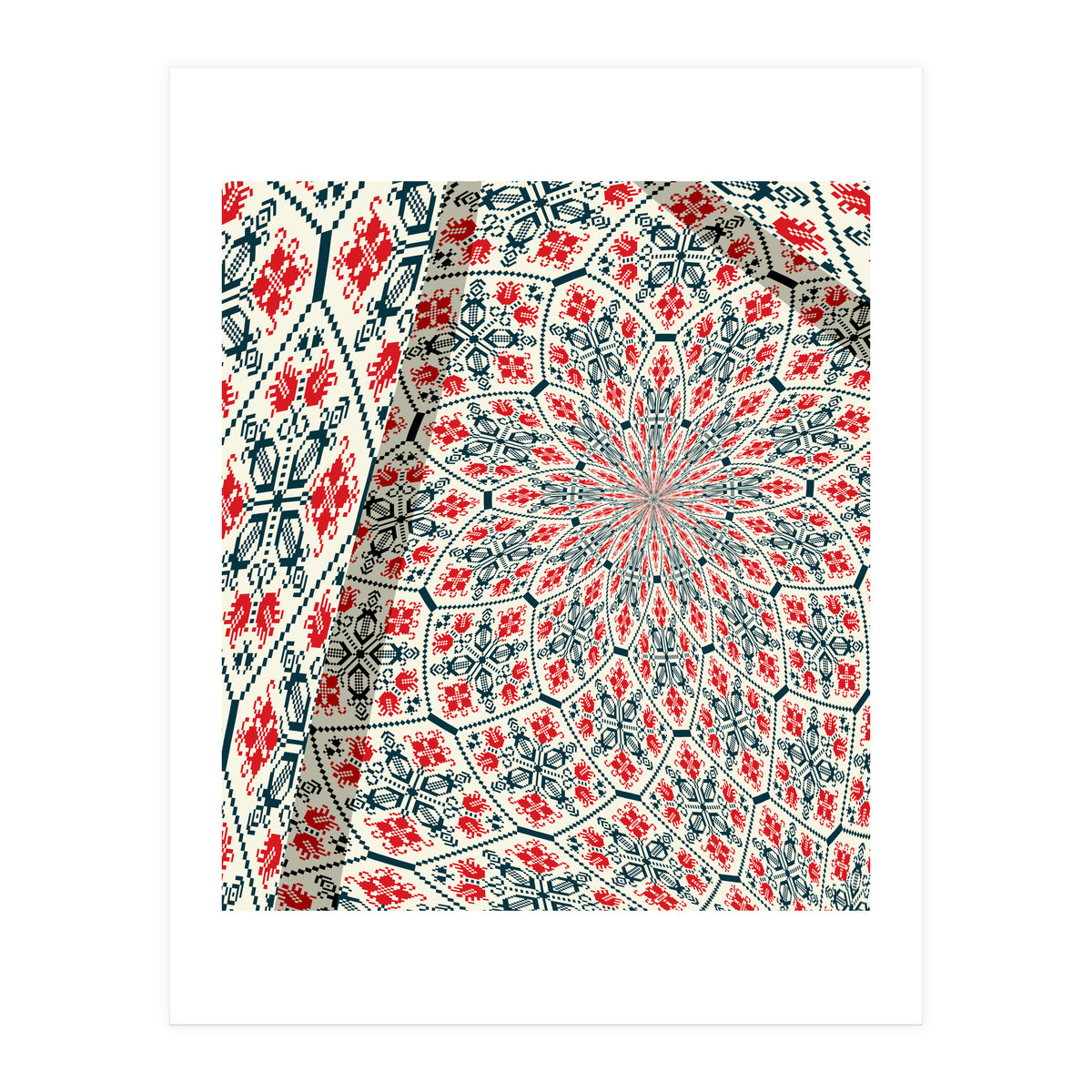 Romanian embroidery background 3 (Print Only)