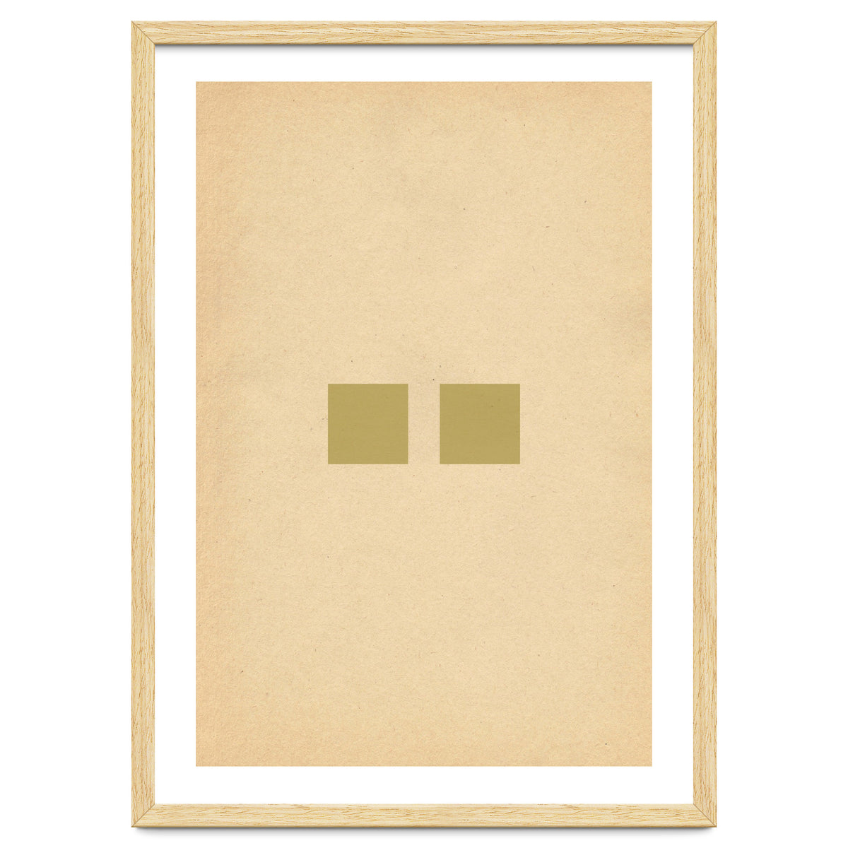 Minimalist green squares