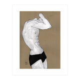 Untitled #41 - Man in black shorts (Print Only) thumbnail
