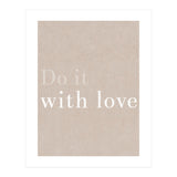 Do It With Love, Beige (Print Only) thumbnail