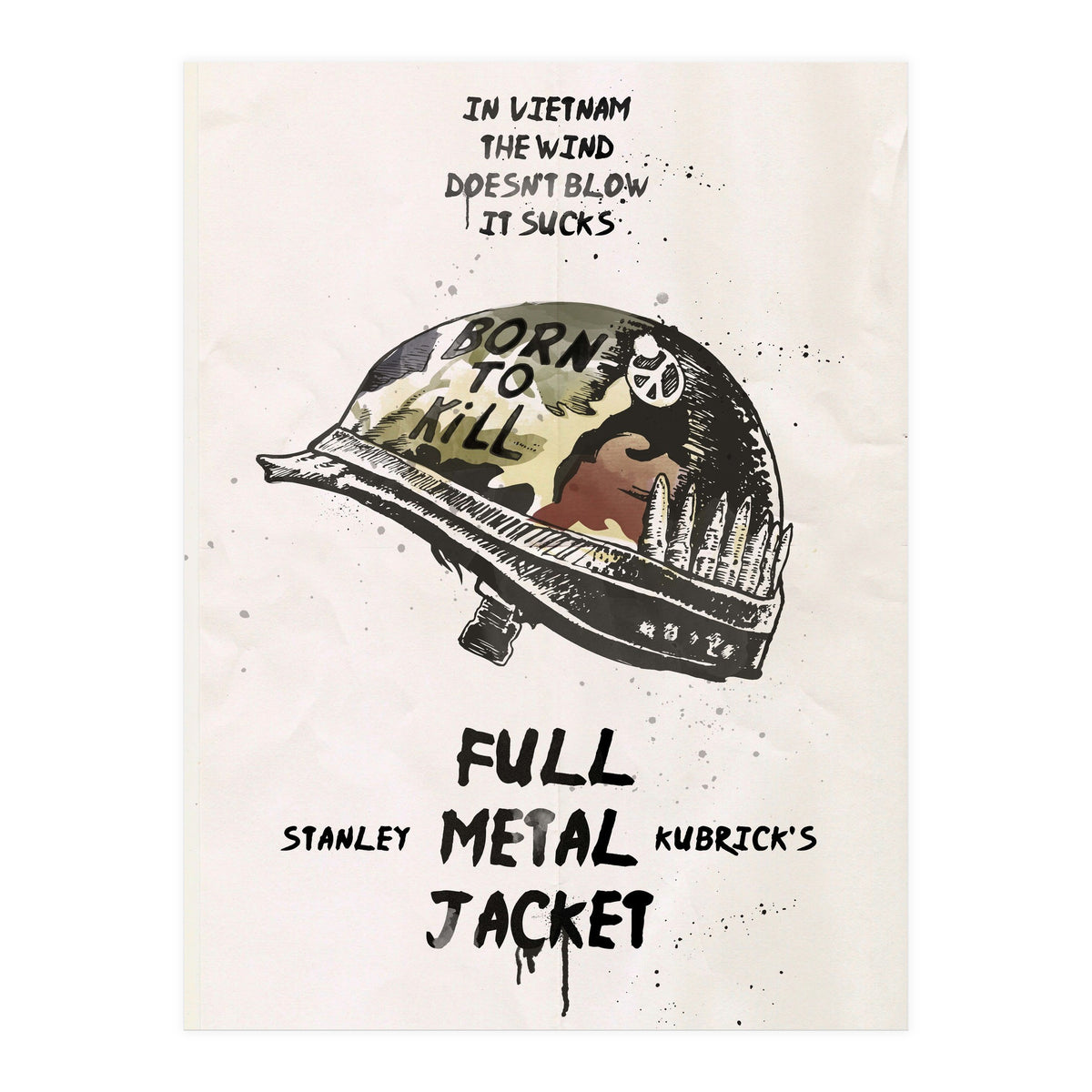 Full Metal Jacket movie poster (Print Only)