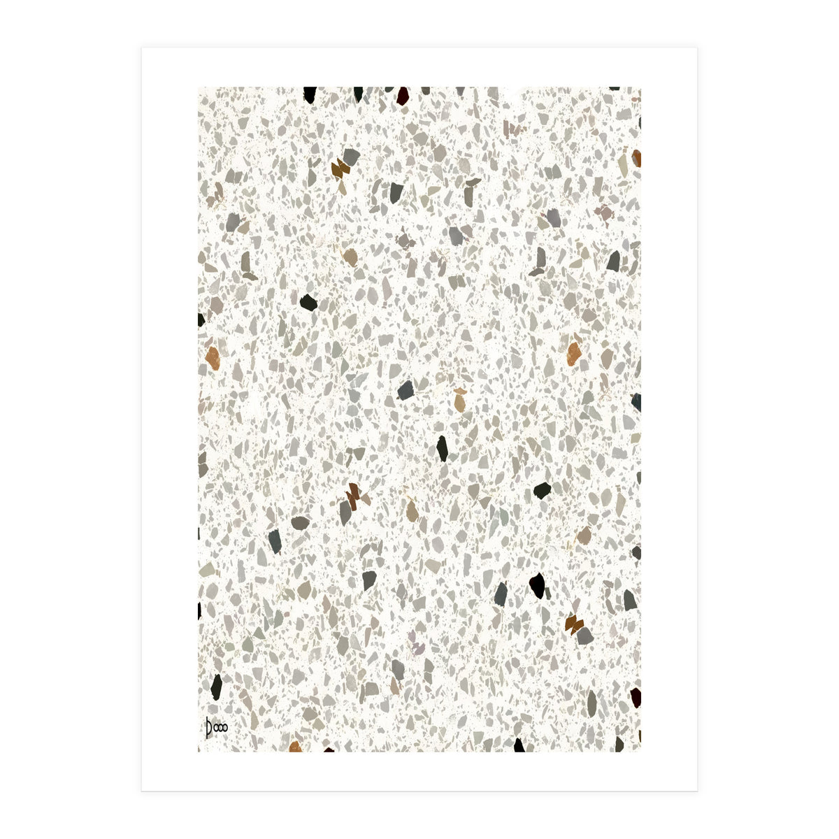 White Terrazzo (Print Only)
