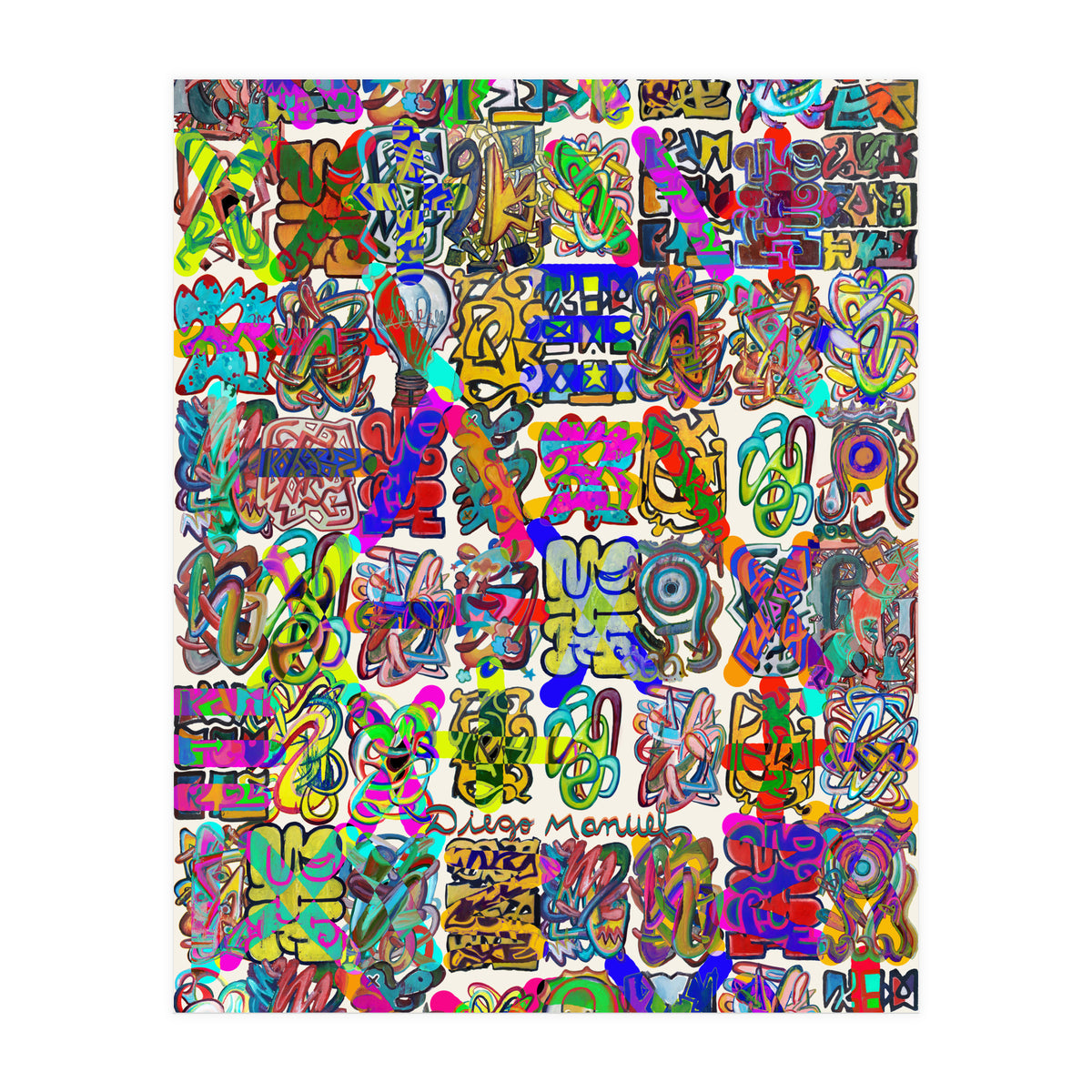 Graffitis 2021 Tapiz 101 (Print Only)