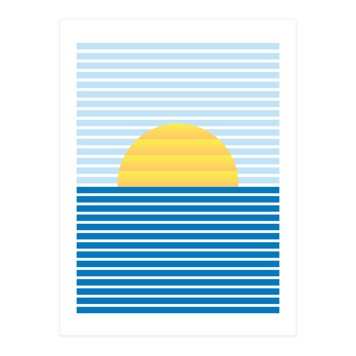 Minimalist landscape I (Print Only)