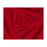 Rose Flower Swirl Art (Print Only)