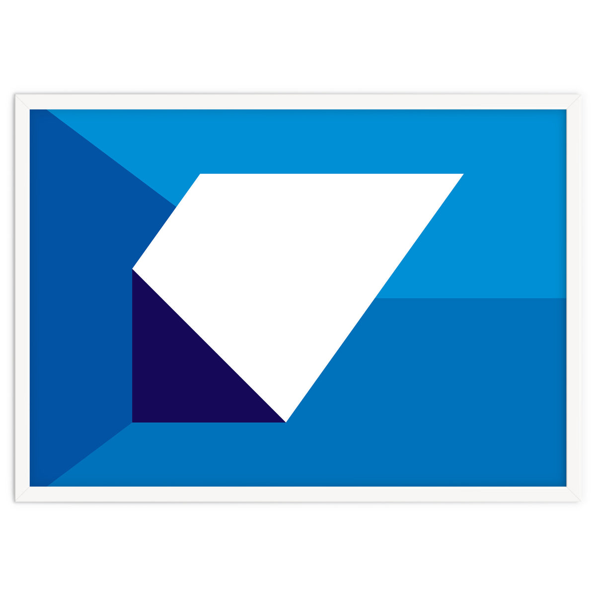 Geometric Shapes No. 32 -  blues