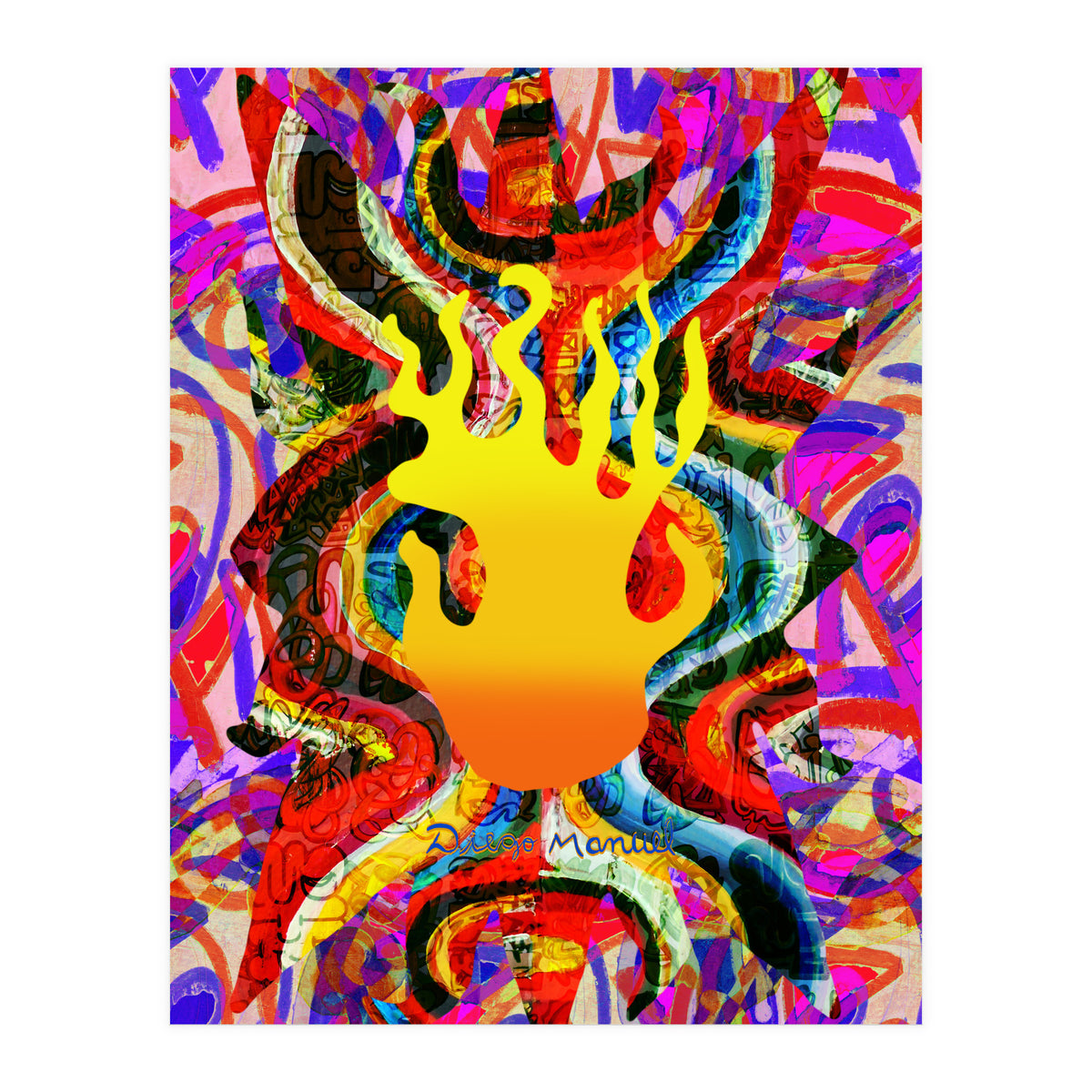 Fuego Y Graffiti 34 (Print Only)