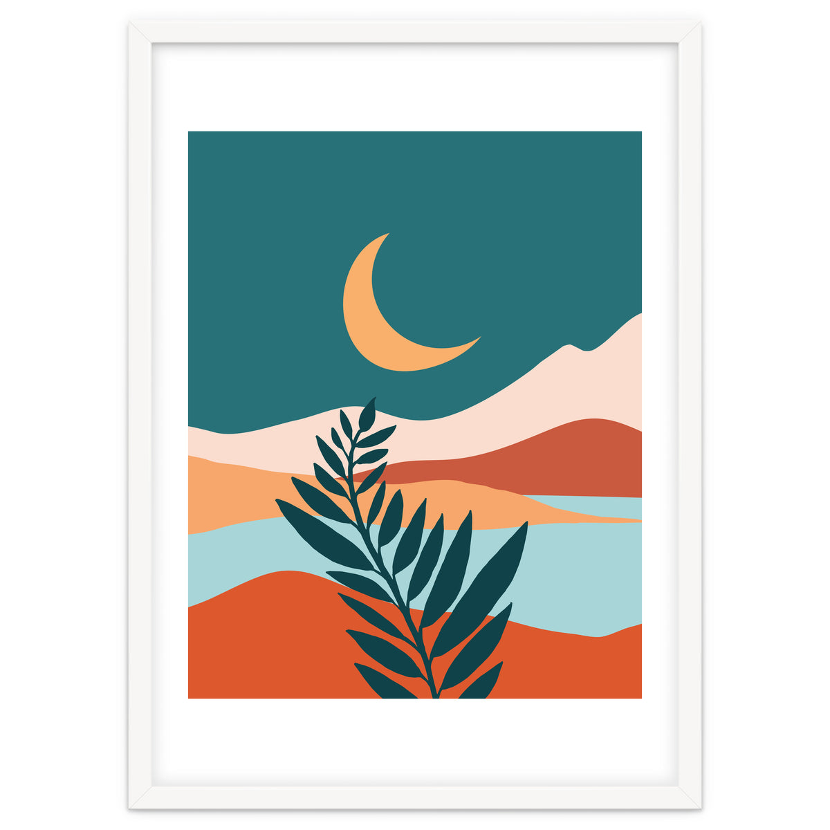 Moonlit Mediterranean