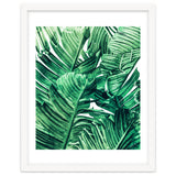 Tropical State of Mind | Watercolor Palm Banana Leaves Painting | Botanical Jungle Bohemian Plants thumbnail