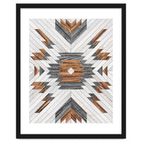 Urban Tribal Pattern No.8 - Aztec - Wood