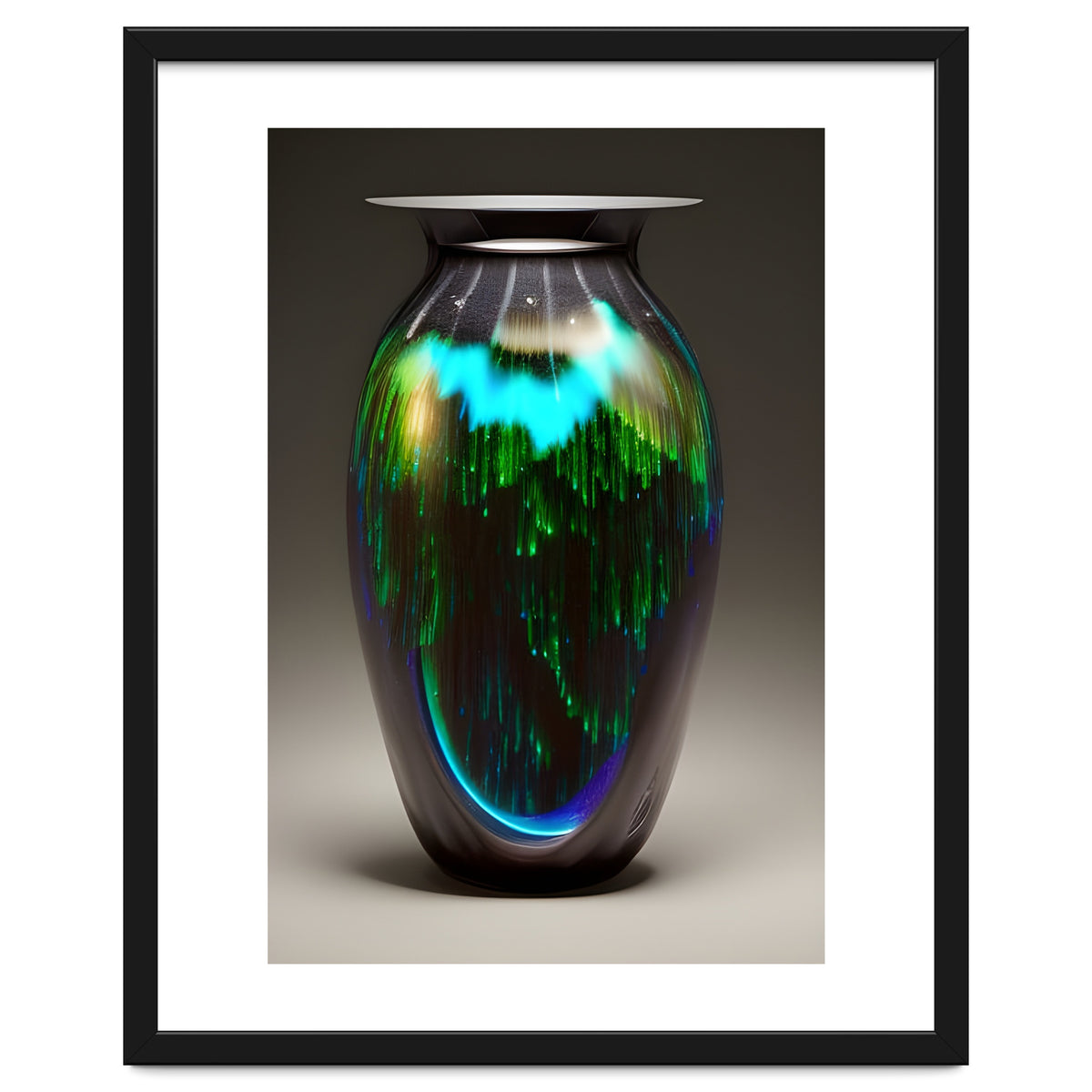 Antique Cosmic Vase Digital AI Art