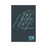 Detroit Airport Layout (Print Only) thumbnail