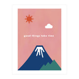 good things take time - Nature Landscape Illustration (Print Only) thumbnail