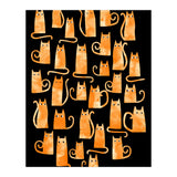 Ginger Cats Dark (Print Only) thumbnail
