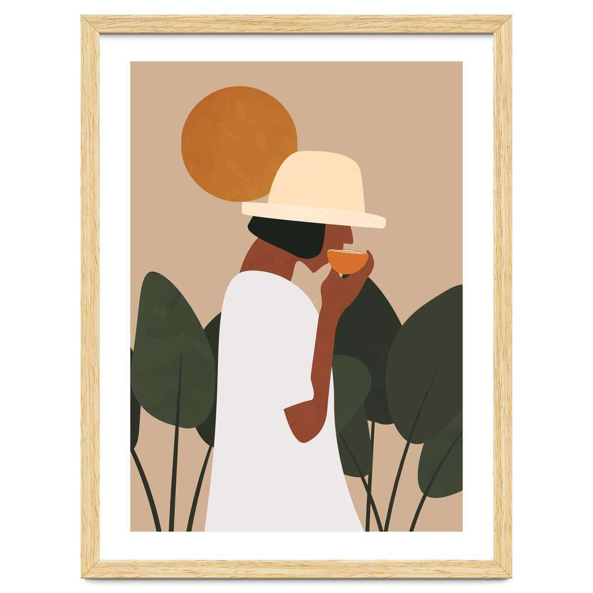 Boho Chic Woman at Park