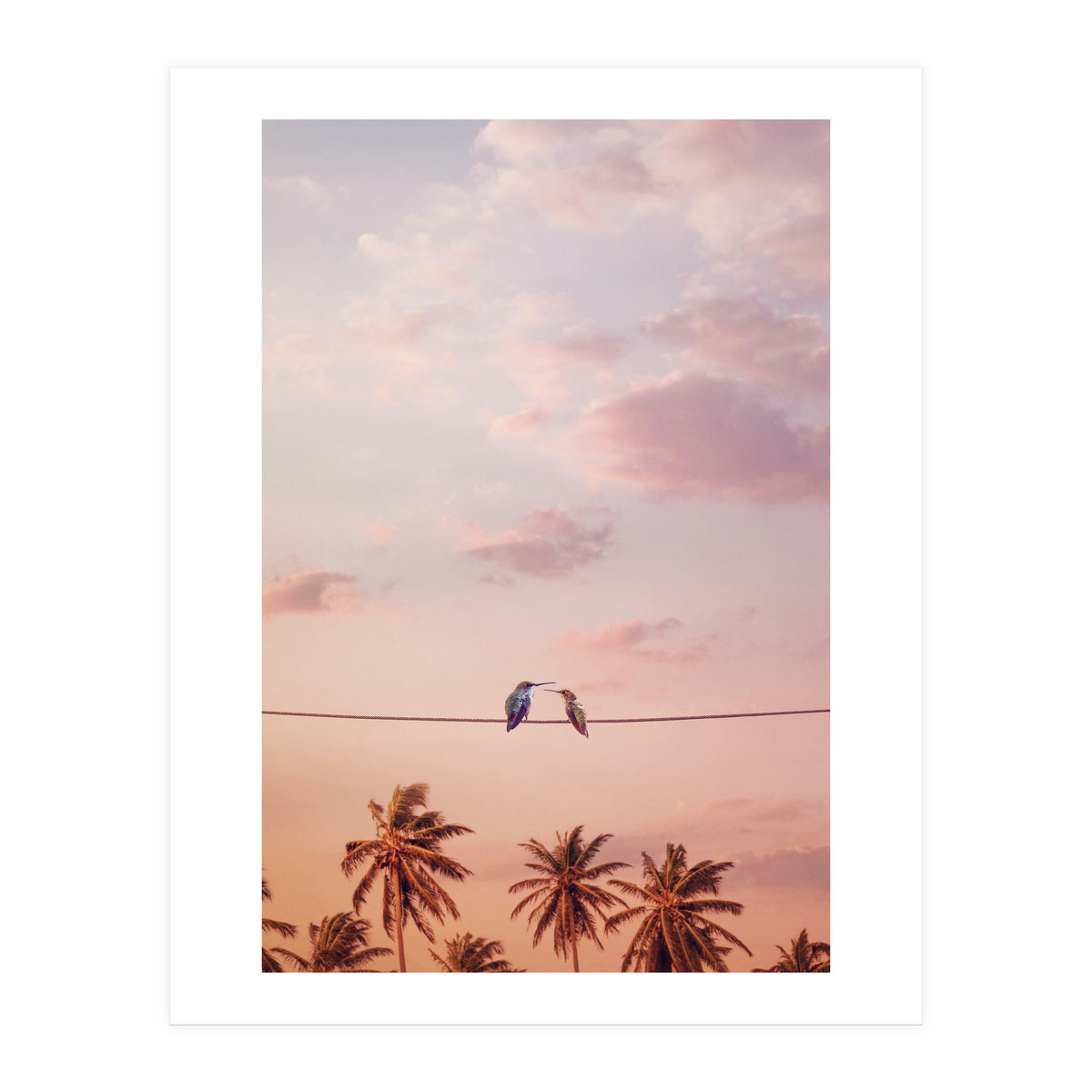 Hummingbirds In Love (Print Only)