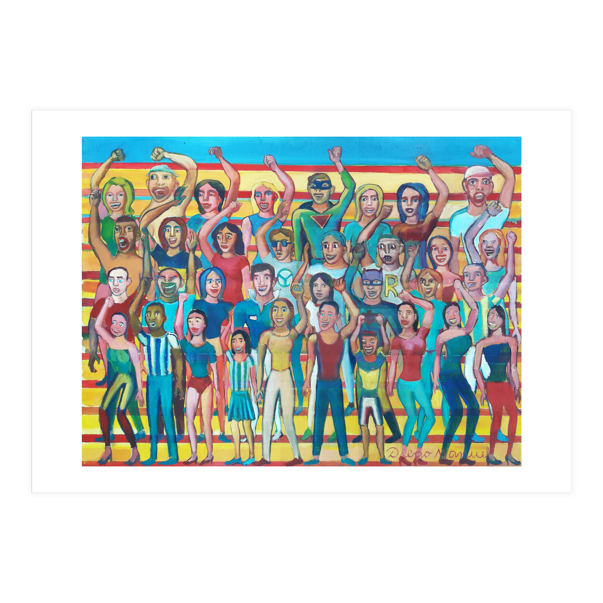 Hinchada Multicolor 2 (Print Only)