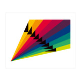 Geometric shapes No. 255 - multi coloured stripes (Print Only) thumbnail