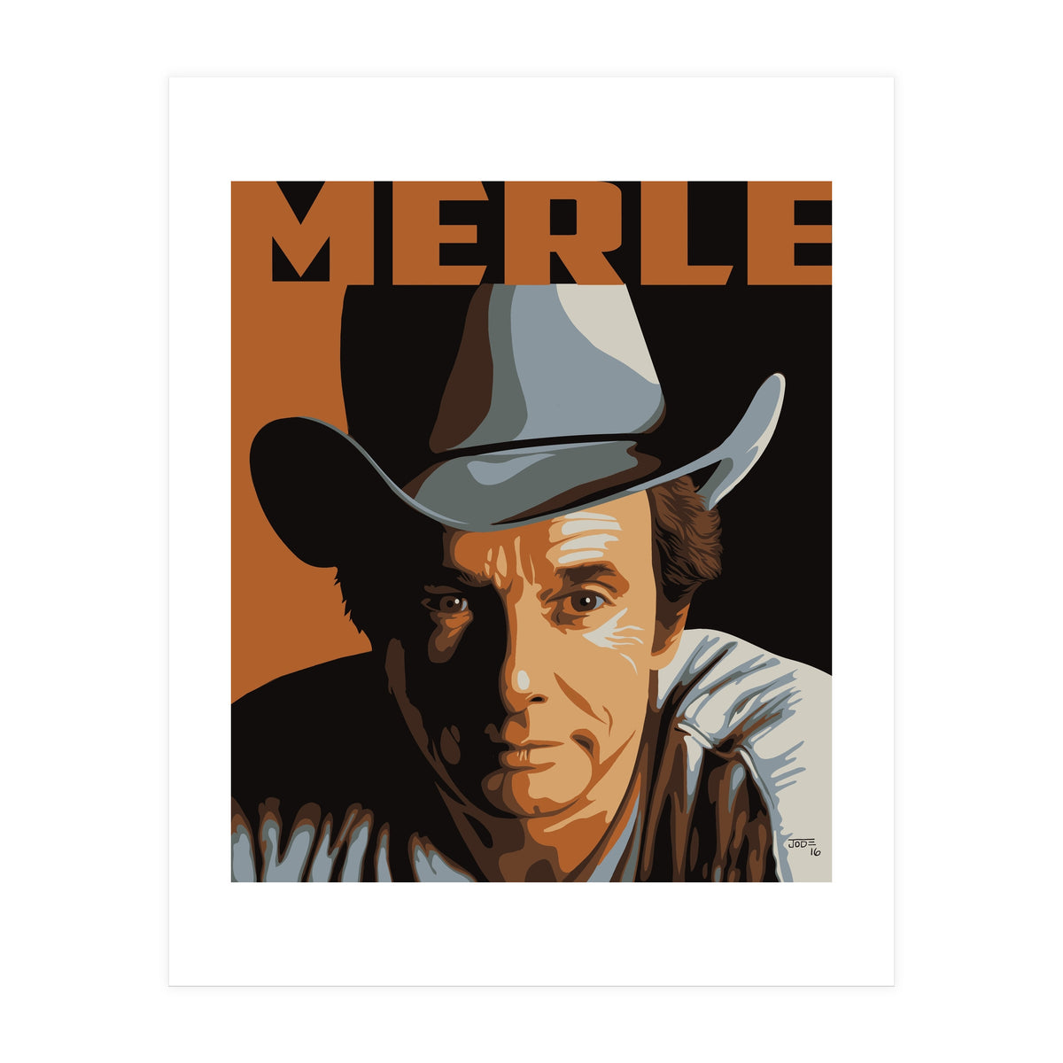 Merle Haggard Poster (Print Only)