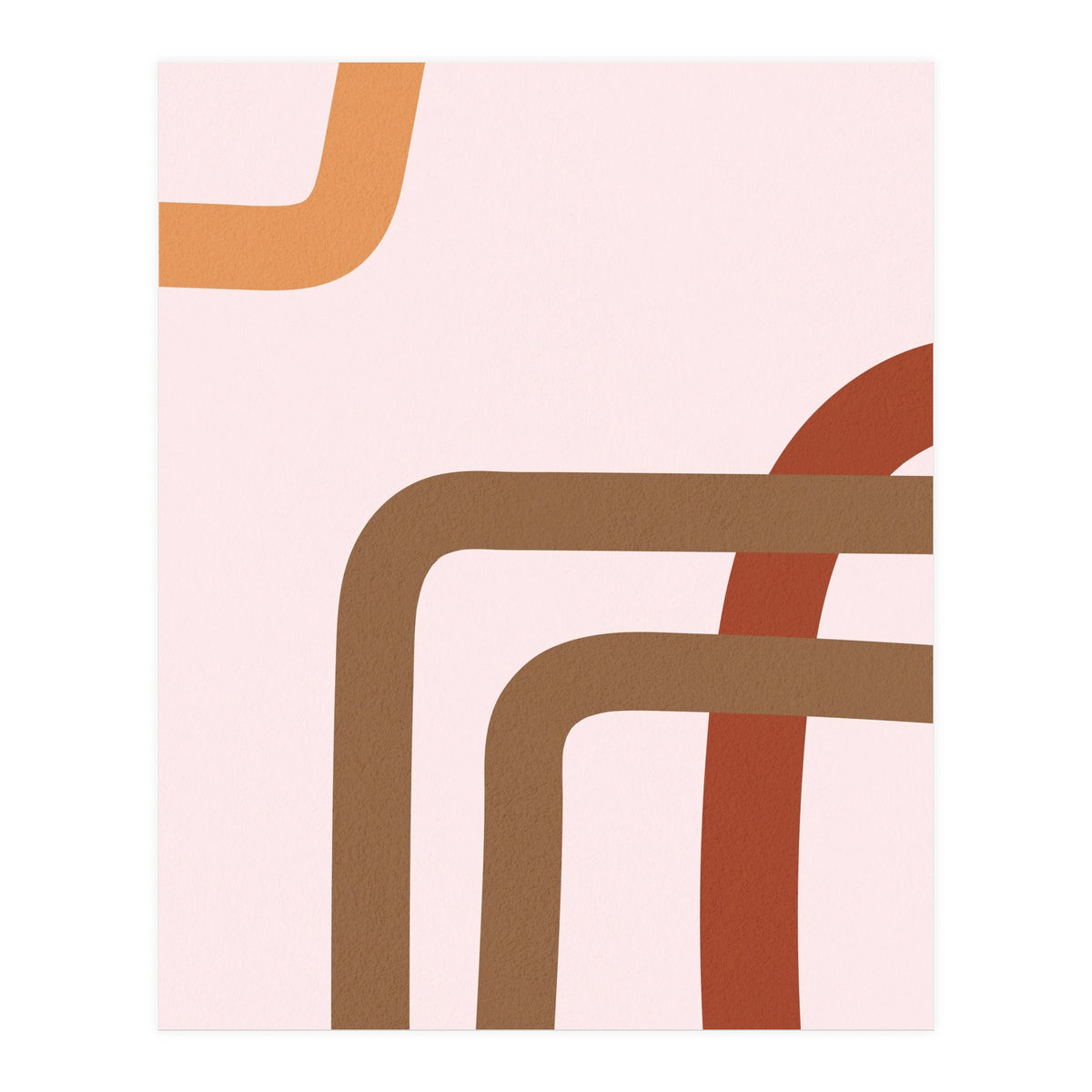 Abstract Colorful Line Art II (Print Only)