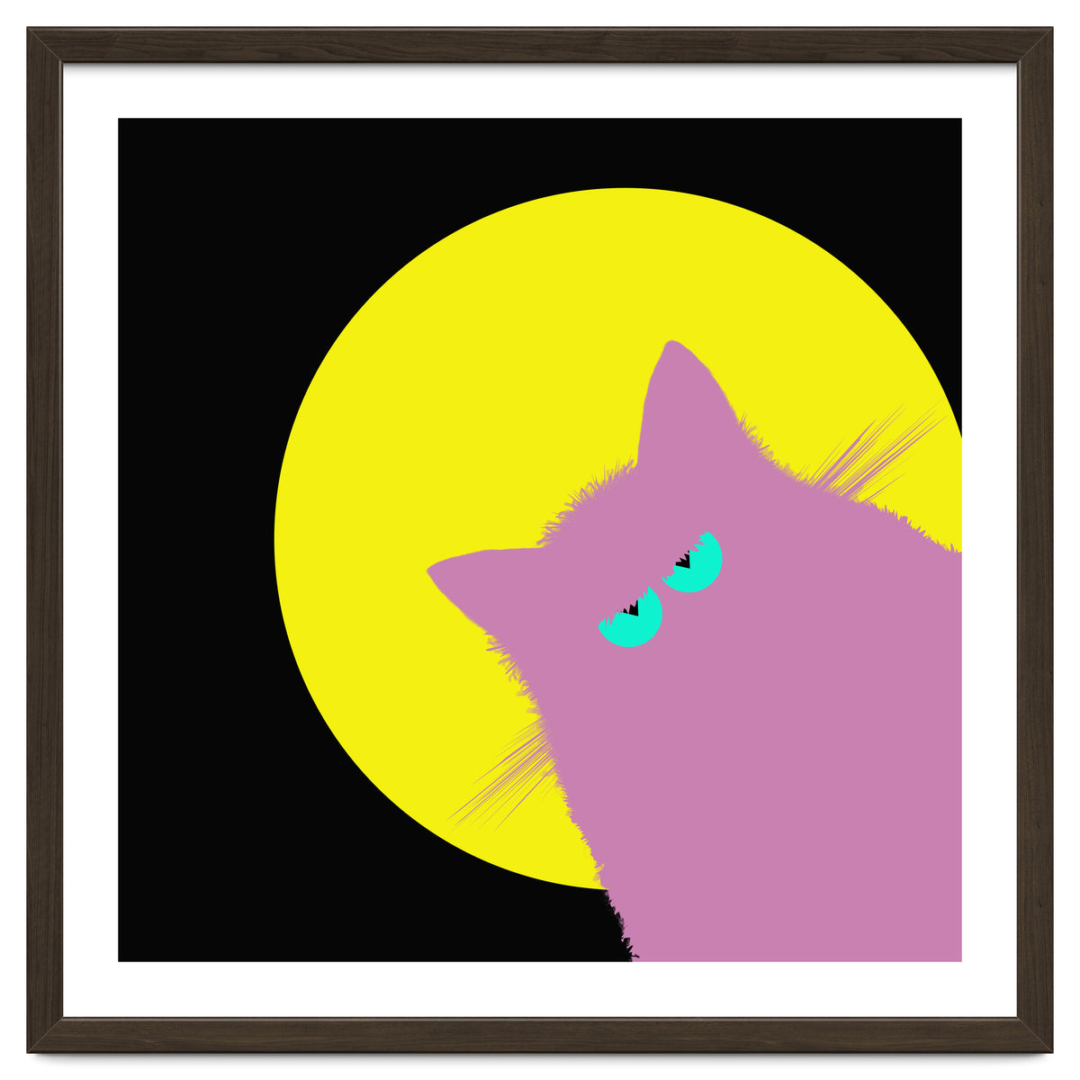 Full Moon Lilac Cat