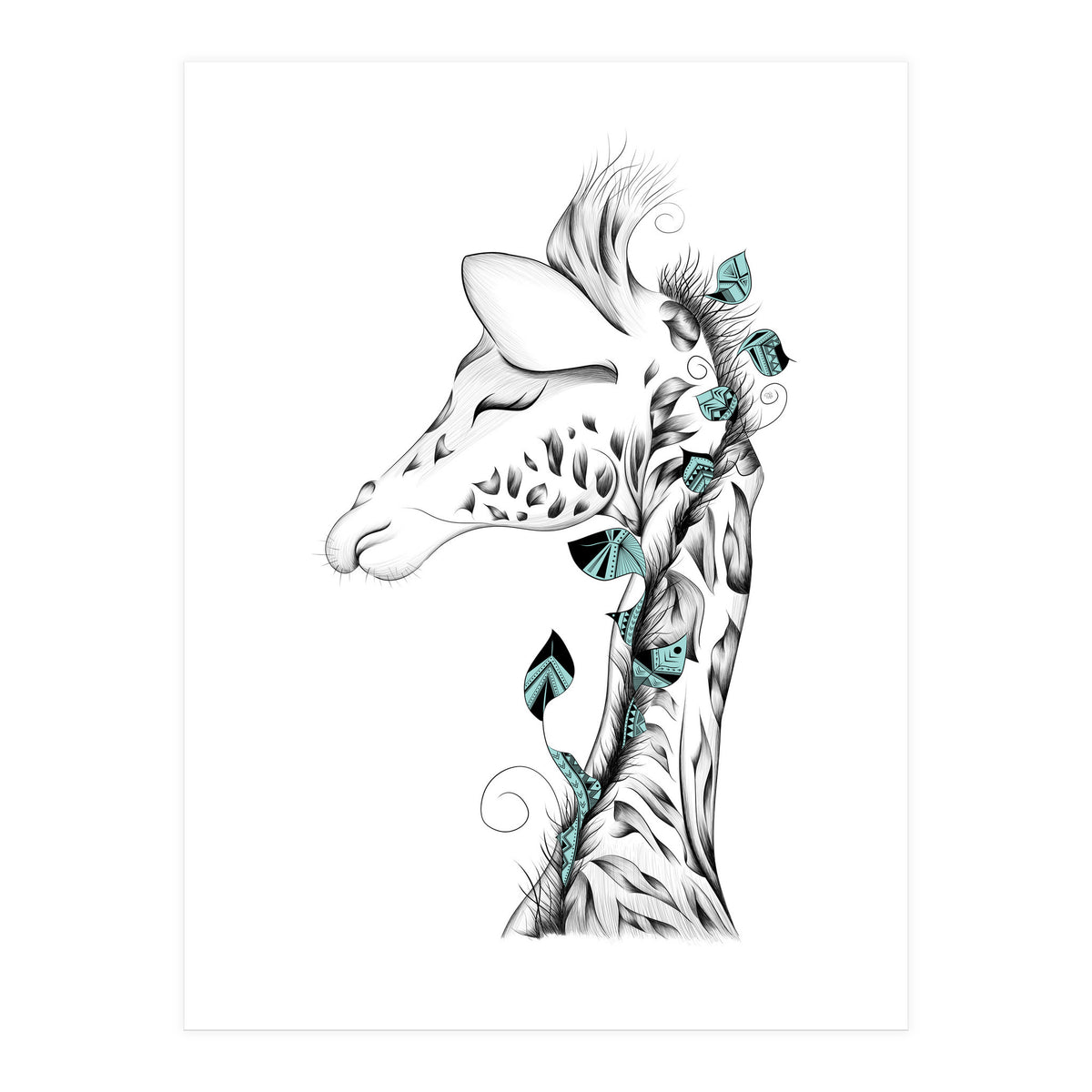 Poetic Giraffe (Print Only)