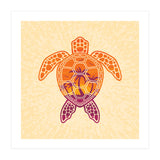 Tropical Sunset Sea Turtle Design (Print Only) thumbnail