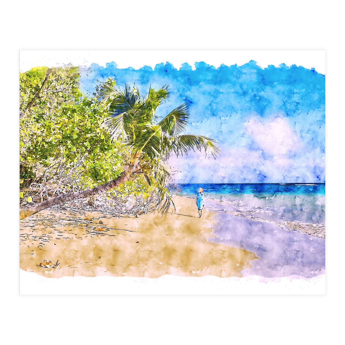 Tropical Island (Print Only)