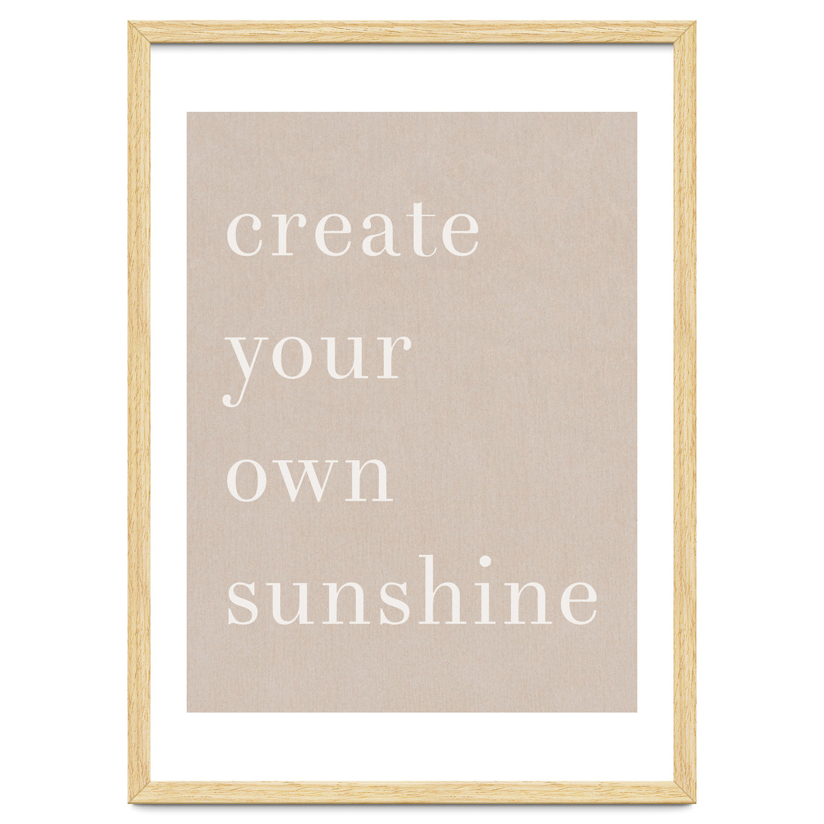 Create You Own Sunshine