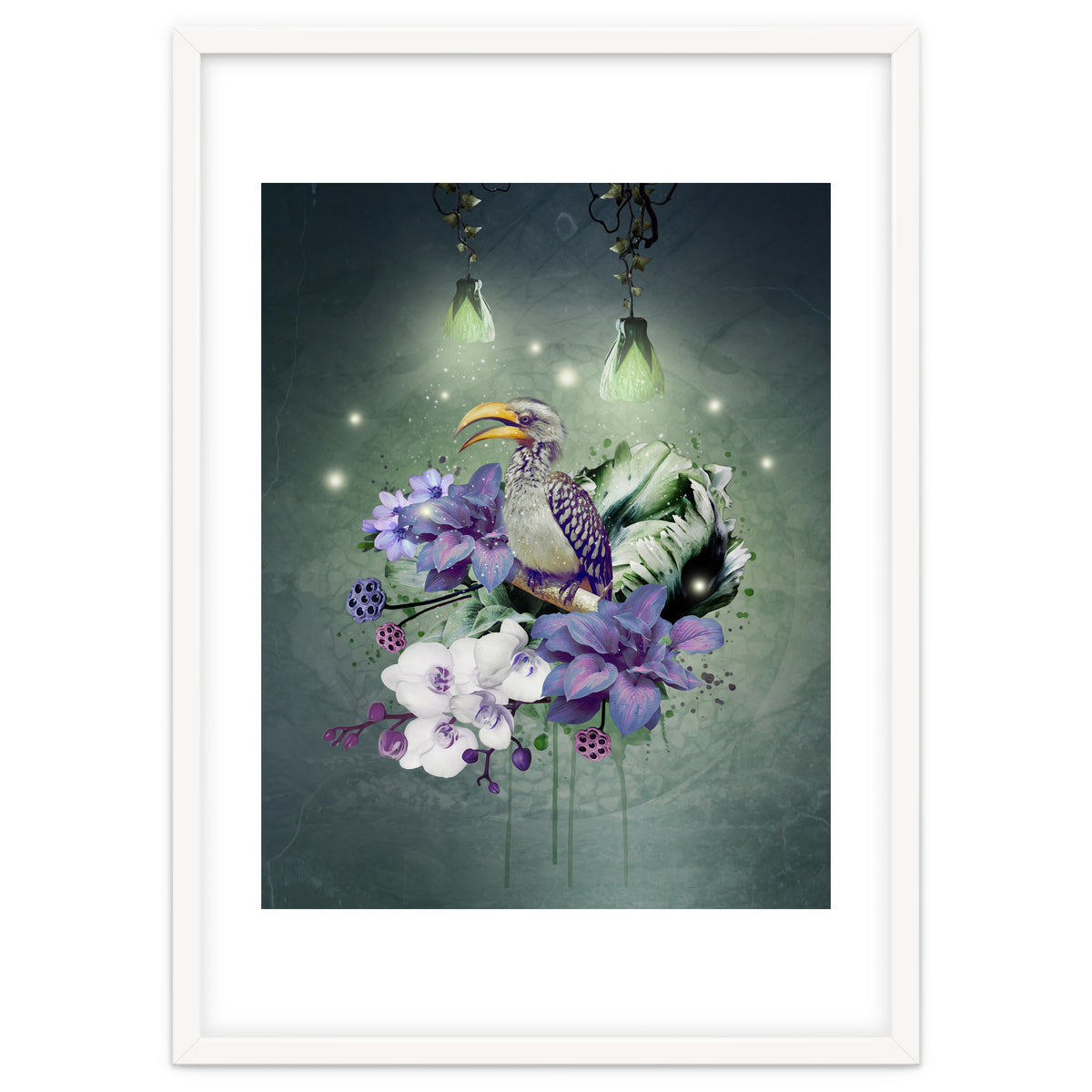 Floral Magic Hornbill